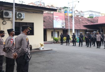 Kabag Ops Polres Tebing Tinggi Pimpin Apel Siaga Kamtibmas