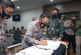 Rakor Kesiapan Pengamanan Idul Fitri 1442 H Dimasa Pandemi Covid-19