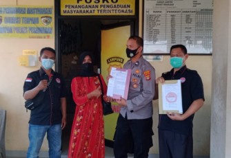 Korwil FPII Pesawaran Laporkan Oknum Kades Bagelan ke Polisi