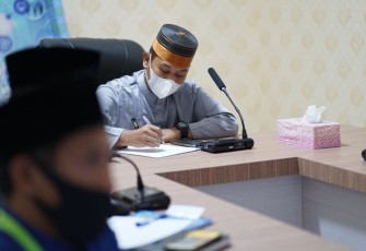 Wakil Bupati Lingga Ikuti Rapat Pelepasan HPK dengan Kementrian LHK