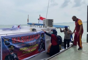 Polres Karimun Melaksanakan Kegiatan Nasi Kapau Vaksinasi