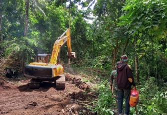 Lokasi TMMD ke 111 Kodim 1310/Bitung 