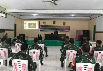 Kodim 1310/Bitung saat gelar kegiatan inventarisasi