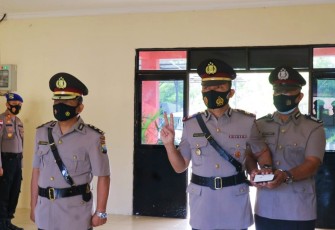 AKP Monang P Silalahi SH Menggantikan AKBP Robinson Sembiring Sebagai Kabaops Polres Bintan