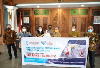 Satgas Covid terima 500 paket sembako