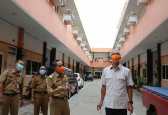 Gubernur Jawa Tengah, Ganjar Pranowo melakukan sidak penanganan Covid-19 di Pati.