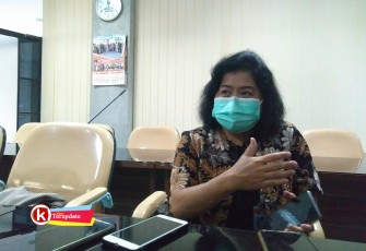 Direktur RSUD Srengat Kabupaten Blitar Pantjarara Budiresmi (foto : Faisal NR / Klikwarta.com Blitar) 