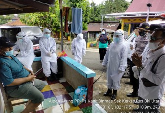 Polsek Kerkap Tegaskan Siap Menyukseskan Upaya Tracking Covid-19