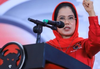 Ketua Fraksi PDI Perjuangan Sri Untari Biswarno