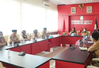Audiensi Pengurus Gerakan Pramuka Kwarcab Kabupaten Seluma