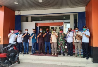 Tim Sosialisasi Satgas Covid -19 Kota Tebing Tinggi Kunjungi Perkantoran Di Kota Tebing Tinggi 