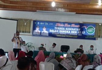 Dinas Kesehatan Kabupaten Pasaman mengadakan Temu ramah bagi seluruh nakes yang ada di Kabupaten Pasaman