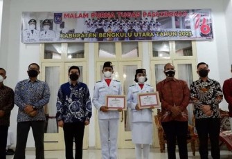 Malam Purna Tugas Paskibraka, Pemkab BU Beri Apresiasi