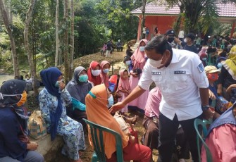 Bupati Bengkulu Utara Meninjau Gebyar Vaksin 1.000 Dosis