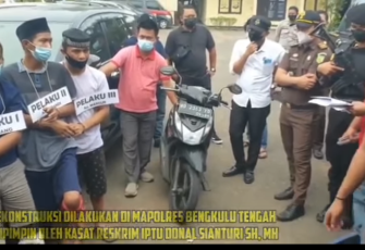 Pertimbangkan Keamanan dan Prokes, Polres Benteng Laksanakan Rekonstruksi Kasus Pembunuhan Perangkat Desa di Mako
