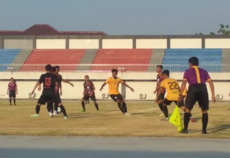 Laga Tandang Uji Coba Persika Karanganyar Melawan PSIP Pemalang Berakhir Imbang 1 - 1