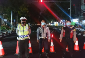 PPKM Level 4, Polres Klaten Tutup Jalur Dalam Kota Mulai Pukul 20.00 WIB
