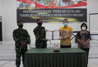 TMMD Reguler Ke 112 Kodim 1016 Palangka Raya Resmi Ditutup