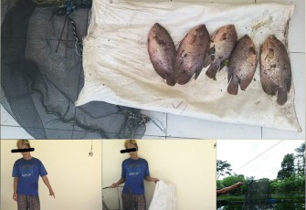 Tersangka dan barang bukti 