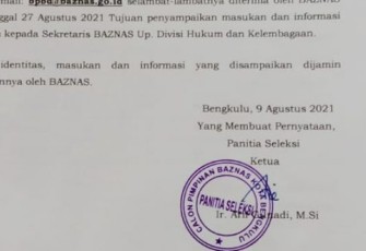 Lulus Seluruh Tahap Seleksi Baznas, Pansel Minta Publik Beri Penilaian 10 Peserta