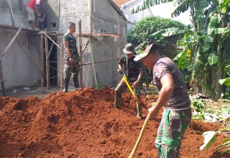 Rehab Rutilahu Program TMMD di Bedahan Hampir Rampung