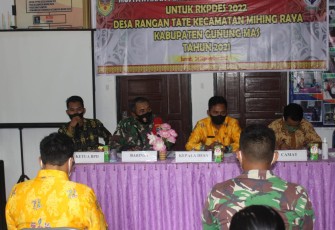 Anggota TMMD Diundang Rapat Musrenbang Desa Rangan Tate