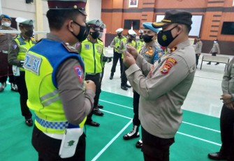 Operasi Gaktibplin, Wakapolres Bengkulu Cek Tampang dan Kelengkapan Personil