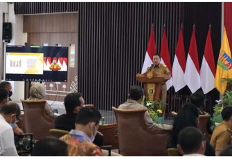 Gubernur Lampung Arinal Djunaidi bersama Jajaran Pemerintah Provinsi Lampung menggelar kegiatan Refleksi Akhir Tahun Kinerja Gubernur dan Wakil Gubernur Lampung Tahun 2021