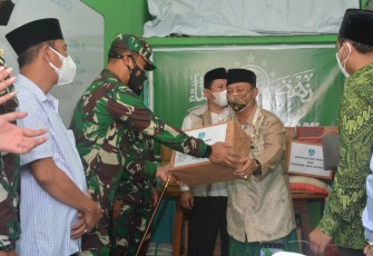 Pangdam Jaya Kunjungi Posko Peduli Isoman PWNU DKI Jakarta