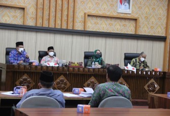 Rapat Koordinasi Tim Pengendalian Ketersedian Oksigen untuk Kebutuhan Medis dalam Penanganan Covid 19 di Provinsi Bengkulu,