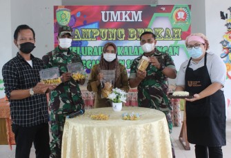 Kodim Palangka Raya Gelar Pelatihan UMKM Kampung Berkah Kalampangan