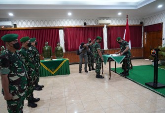 Sertijab Dandim 0702/Purbalingga dan Penyerahan Jabatan Kasiterrem 071/Wijayakusuma