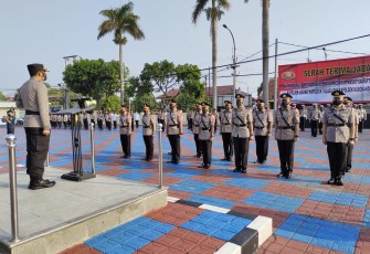 Kapolres Majalengka Pimpin Sertijab Wakapolres, Kasat Reskrim, Kasat Lantas, Kasat Samapta dan 4 Kapolsek
