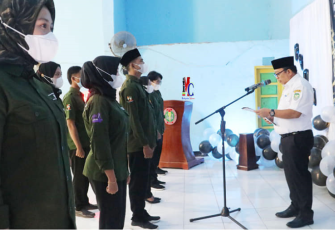 Pelantikan Dan Serah Terima Jabatan Pengurus Ikatan Bujang Gadis Dan Putri Parawisata seluma Periode 2021-2023