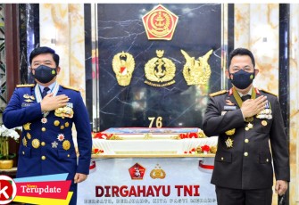 Peringatan HUT ke-76 TNI 