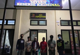 Terduga Pelaku Diamankan      