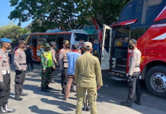  Operasi Yustisi dengan sasaran penumpang bus