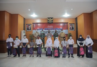 Polres Klaten Berikan Santunan Pada Anak Yatim Melalui Program "Aku Sedulurmu"