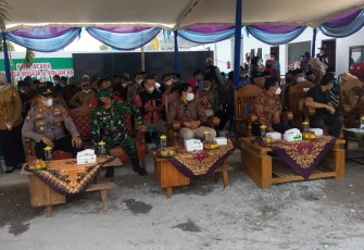 Bupati Kendal di Dampingi Kapolsek dan Danramil Resmikan Kolam Renang Water Life Desa Purworejo