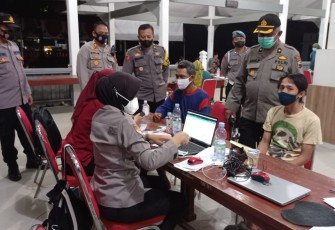 Jajaran Polres Kendal laksanakan monitoring Vaksinasi di Kecamatan Weleri