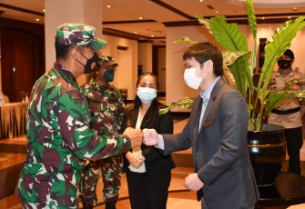 Danrem 033/WP Tinjau Karantina PMI Mandiri di Hotel yang Sudah di Tetapkan Pemerintah