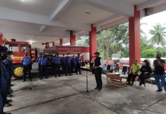 Semangat Membara, 15 Personel Damkar Siap Ikuti Pusdiklatkar Ciracas