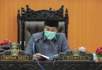 Ketua DPRD Kabupaten Blitar Suwito Saren Satoto (foto : Sekretariat DPRD Kabupaten Blitar)
