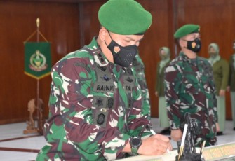 Letkol Inf Rahmat Dandim 0707/Wnsb yang baru