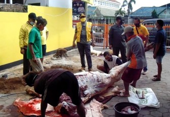 DPD Partai Golkar Sukoharjo Bagikan Daging Kurban
