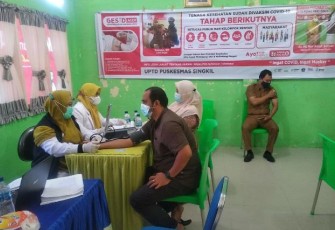 Guru Di Aceh Singkil Sudah Di Vaksin Lebih 50 Persen