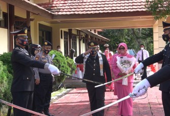 Upacara Purna Bhakti Polri, Kapolres Minta Tetap Jalin Komunikasi