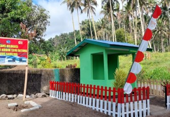 Bangunan poskamling di lingkungan 2 RT 6
