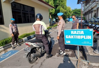 Penertiban Internal, Seksi Propam Polres Klaten Laksanakan " Gaktibplin" Bagi Anggota