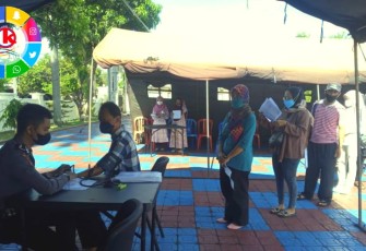 Warga Antusias Datangi Gerai Vaksin Presisi Polres Kabupaten Majalengka